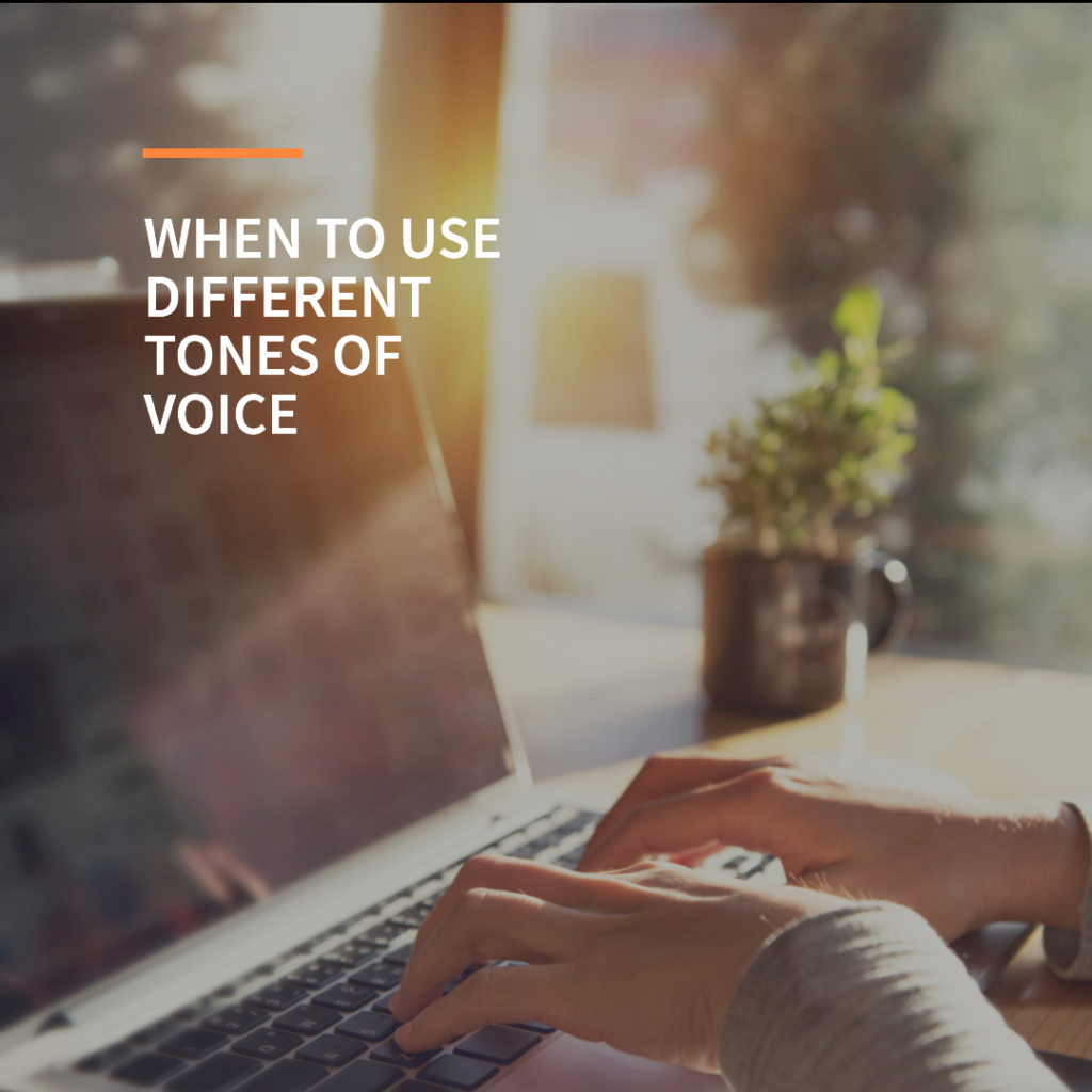 When to Use Different Tones of Voice